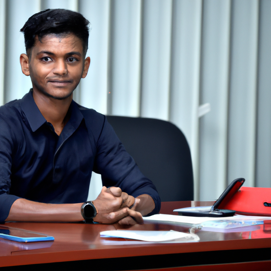 Portrait of product manager in meeting room